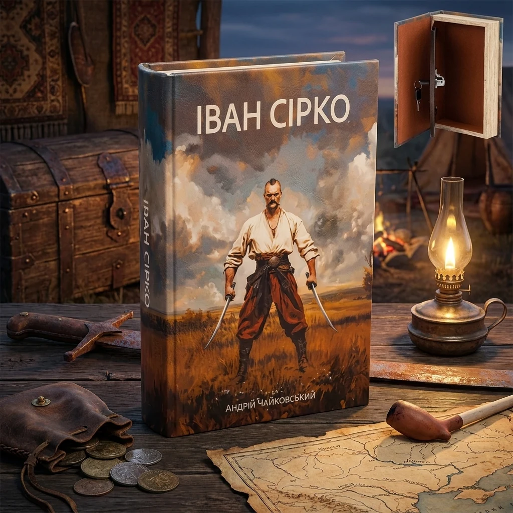 Скринька-книга (сейф) 26*17*5см "Іван Сірко"