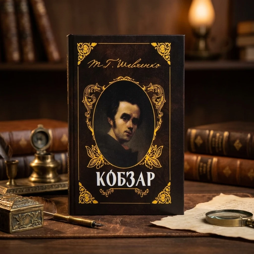 Скринька-книга сейф 26*17*5см "Кобзар"