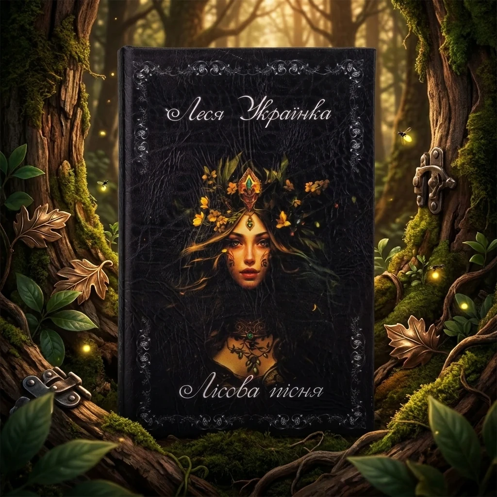 Скринька-книга (сейф) 26*17*5см "Лісова пісня"