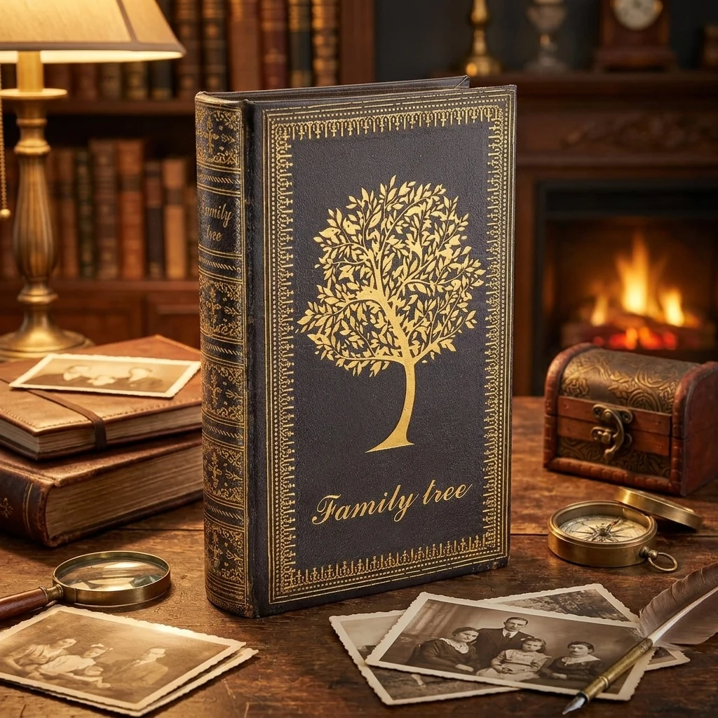Скринька-книга сейф 26*17*5см "Скарби сім'ї"