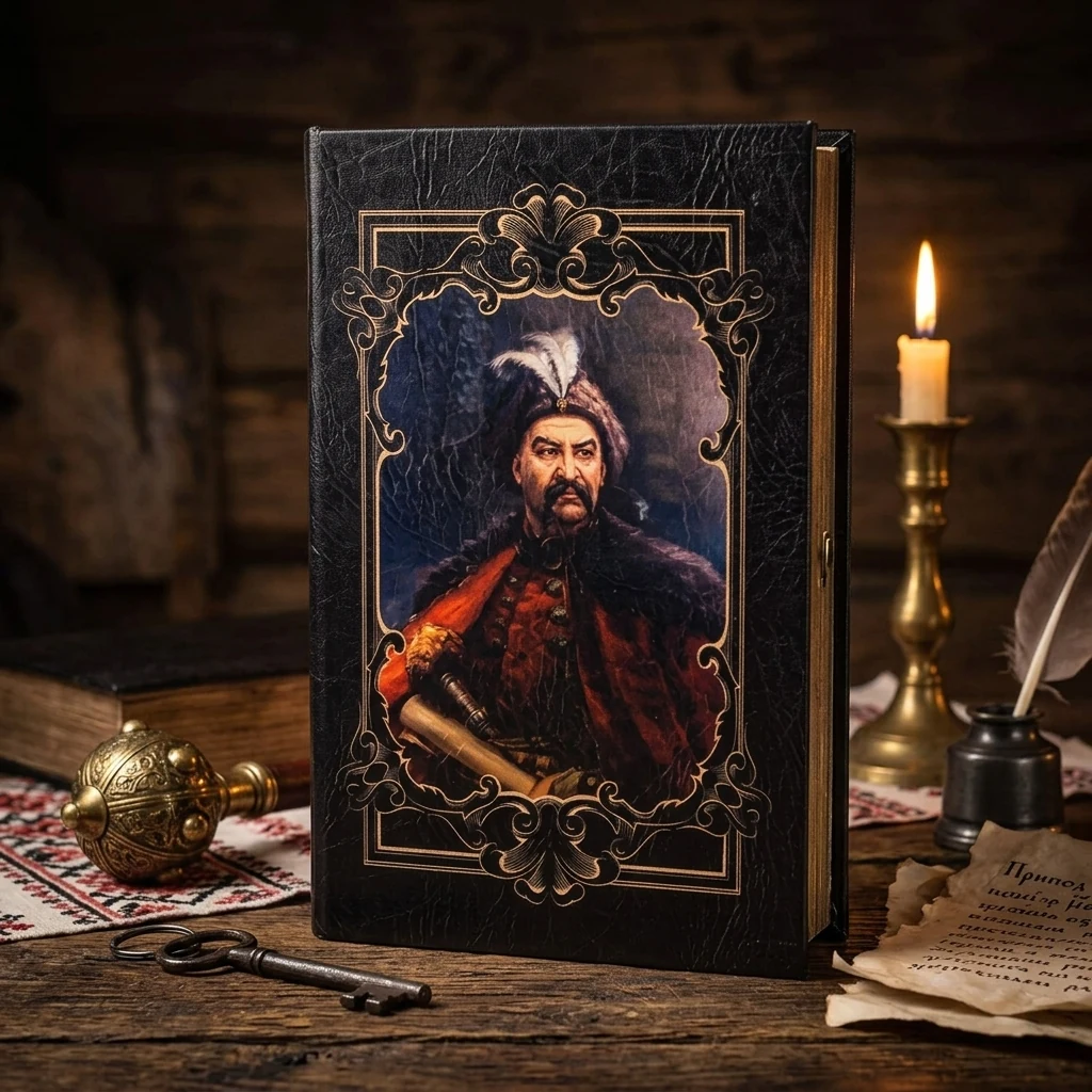 Скринька-книга (сейф) "Богдан Хмельницький" 26*17*5см