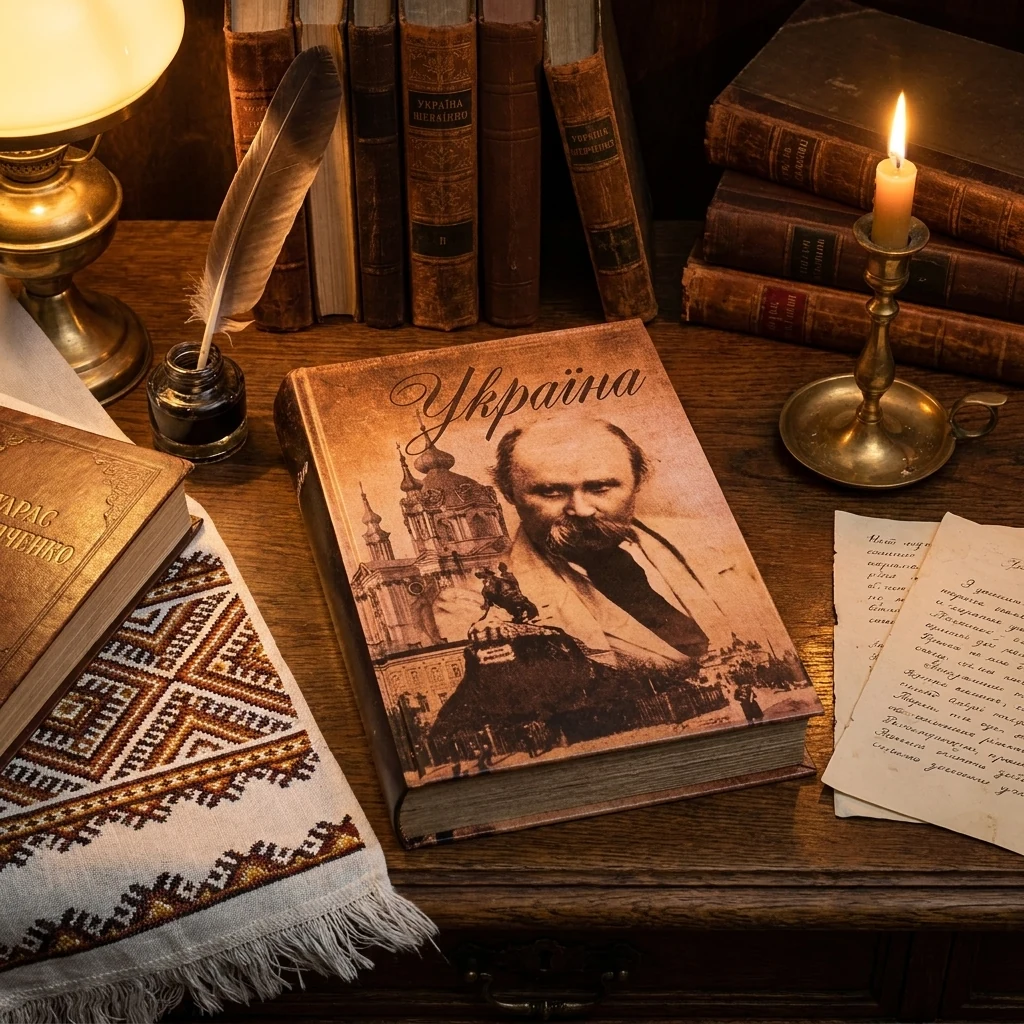 Скринька-книга (сейф) "Тарас Шевченко" 26*17*5 см