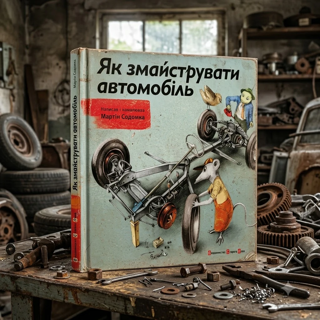 Содомка М.Як змайструвати автомобіль. Видавництво Старого Лева