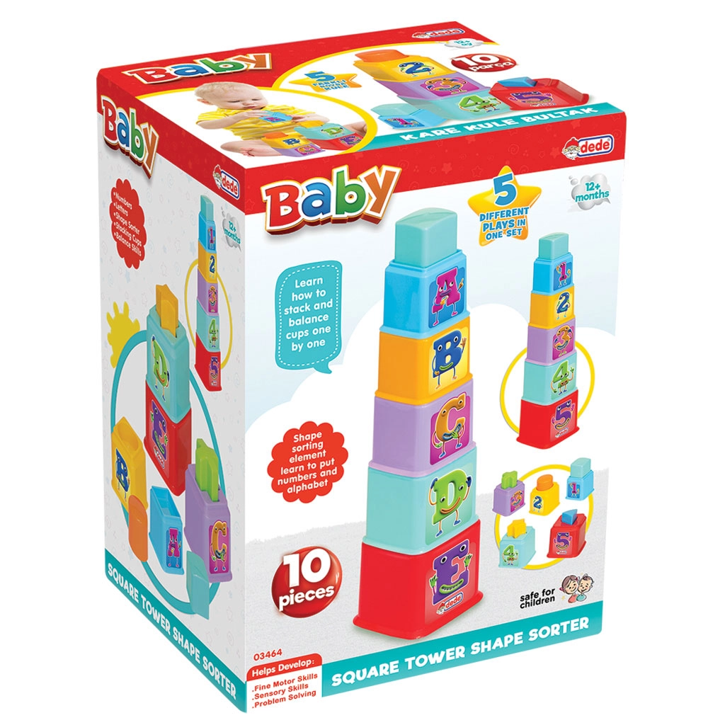 Сортер-пірамідка 162*223*142 мм Dede — фото 3