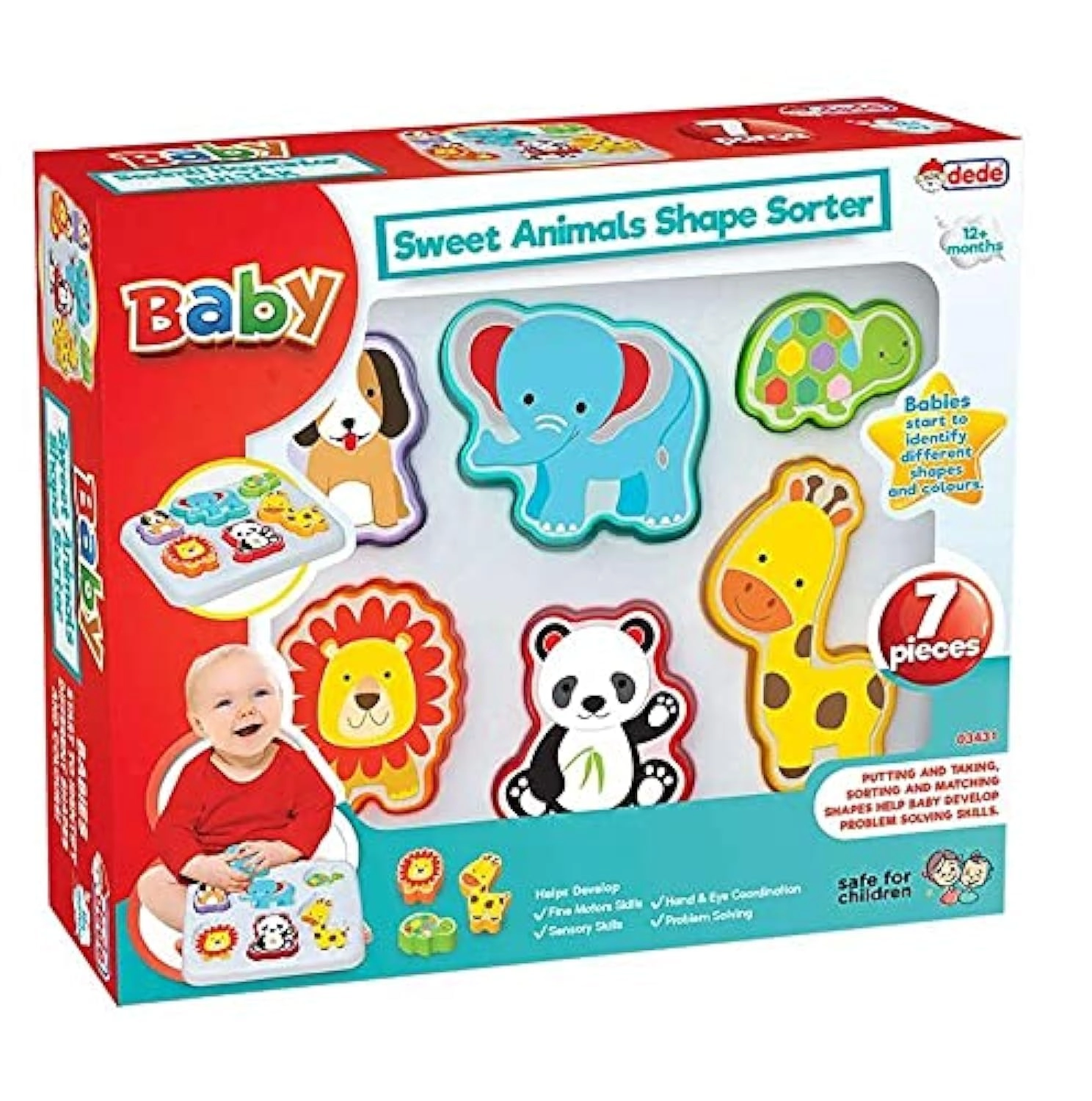 Сортер звірята 285*260*60 мм Dede — фото 3