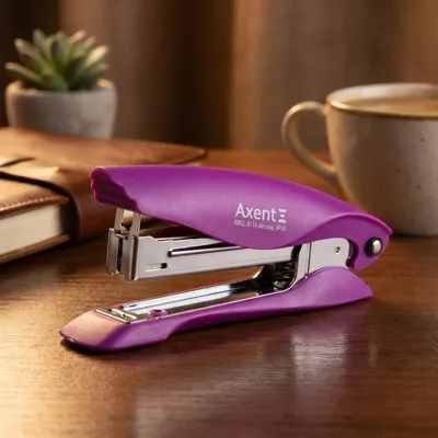 Степлер 8-16 аркушів №10 4802 Axent фіолетовий