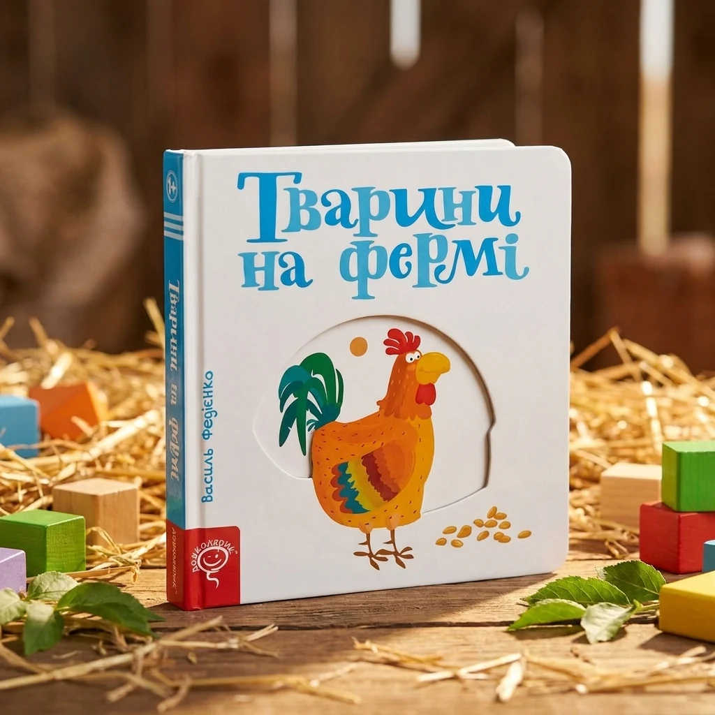 Сторінки-цікавинки.Тварини на фермі. 1+ Школа