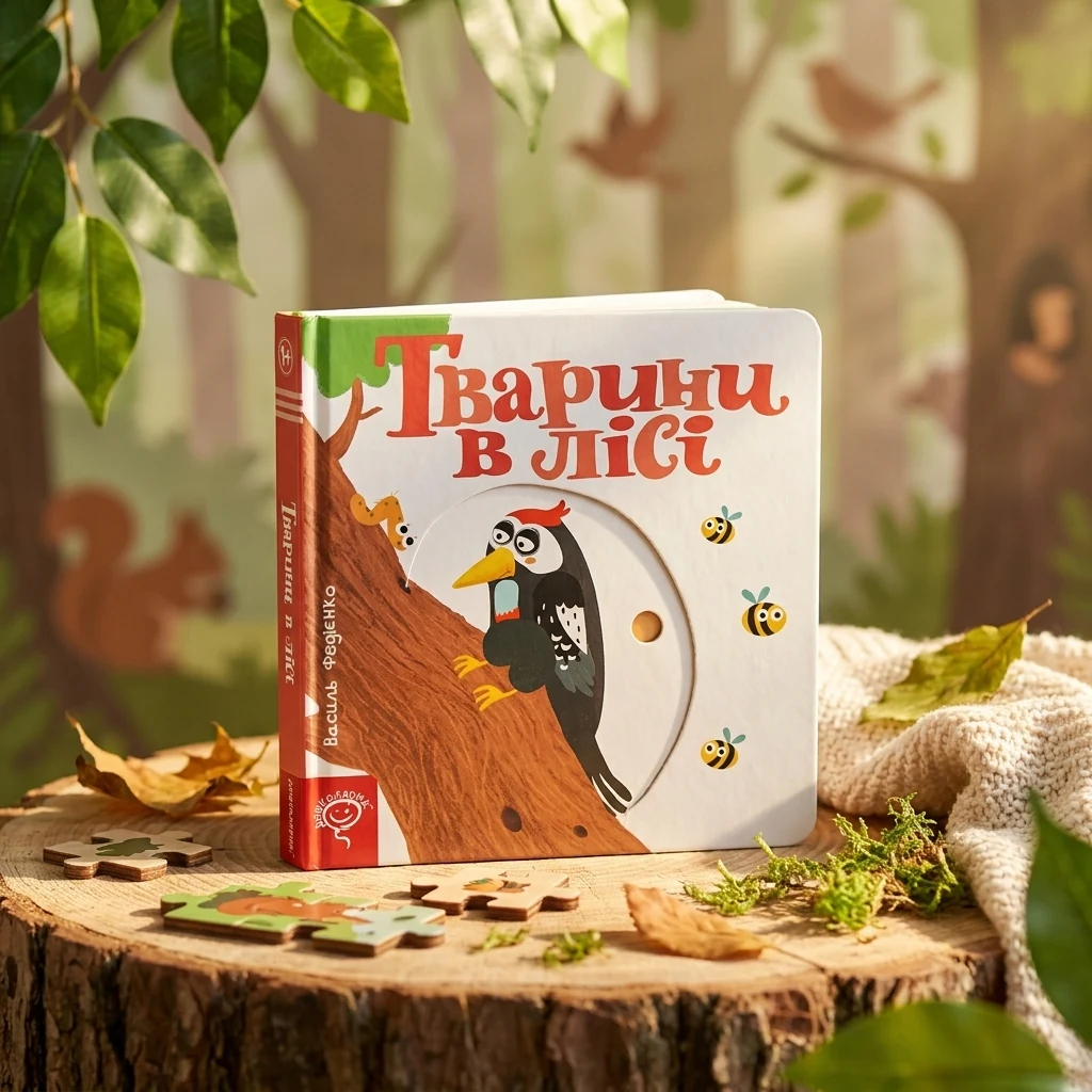 Сторінки-цікавинки.Тварини в лісі. 1+ Школа
