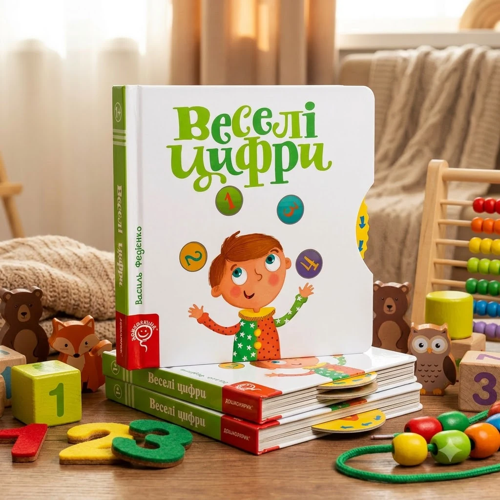 Сторінки-цікавинки.Веселі цифри.Федієнко 1+ Школа