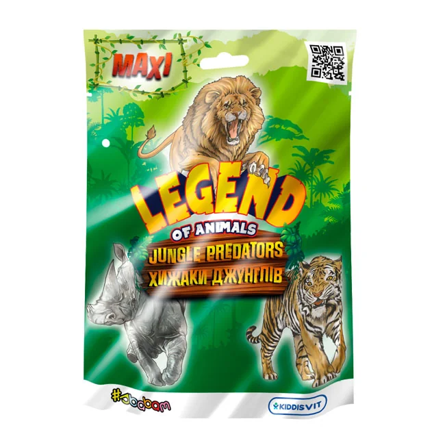 Стретч-іграшка у вигляді тварини серії Legend of animals Максі – Хижаки джунглів — фото 3