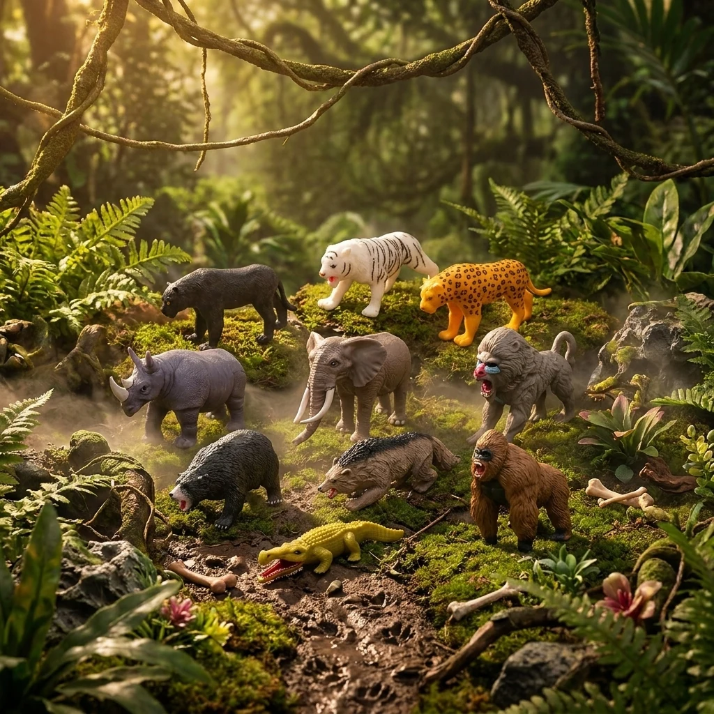 Стретч-іграшка у вигляді тварини серії Legend of animals Максі – Хижаки джунглів