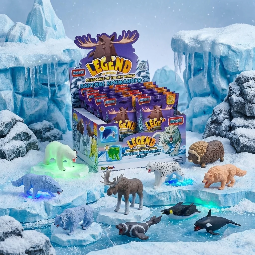 Стретч-іграшка у вигляді тварини серії Legend of animals Максі – Вартові крижаного світу