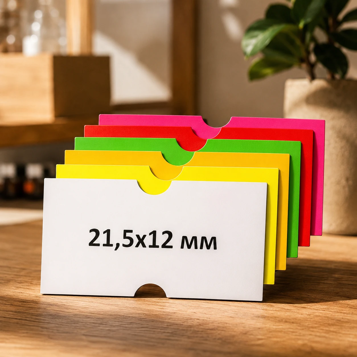 Стрічка для етикет-пістолета 21*12/1000 біла (22*12) — Торгівля та облік