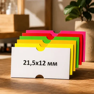 Стрічка для етикет-пістолета 21*12/1000 біла (22*12)