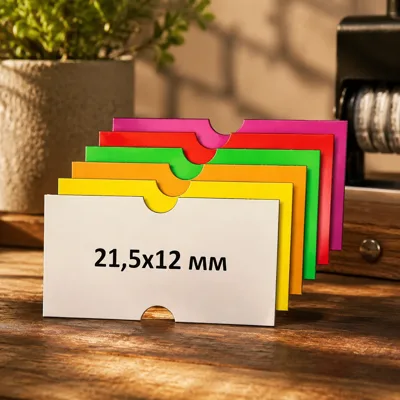 Стрічка для етикет-пістолета 21*12/1000 помаранчева (22*12)