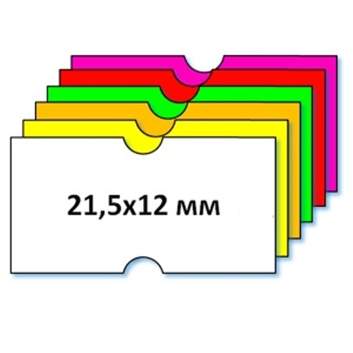 Стрічка для етикет-пістолета 21*12/1000 жовта (22*12) — фото 2