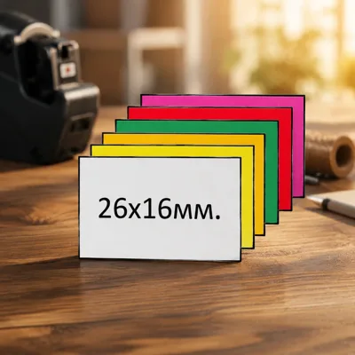 Стрічка для етикет-пістолета 26*16/900 біла
