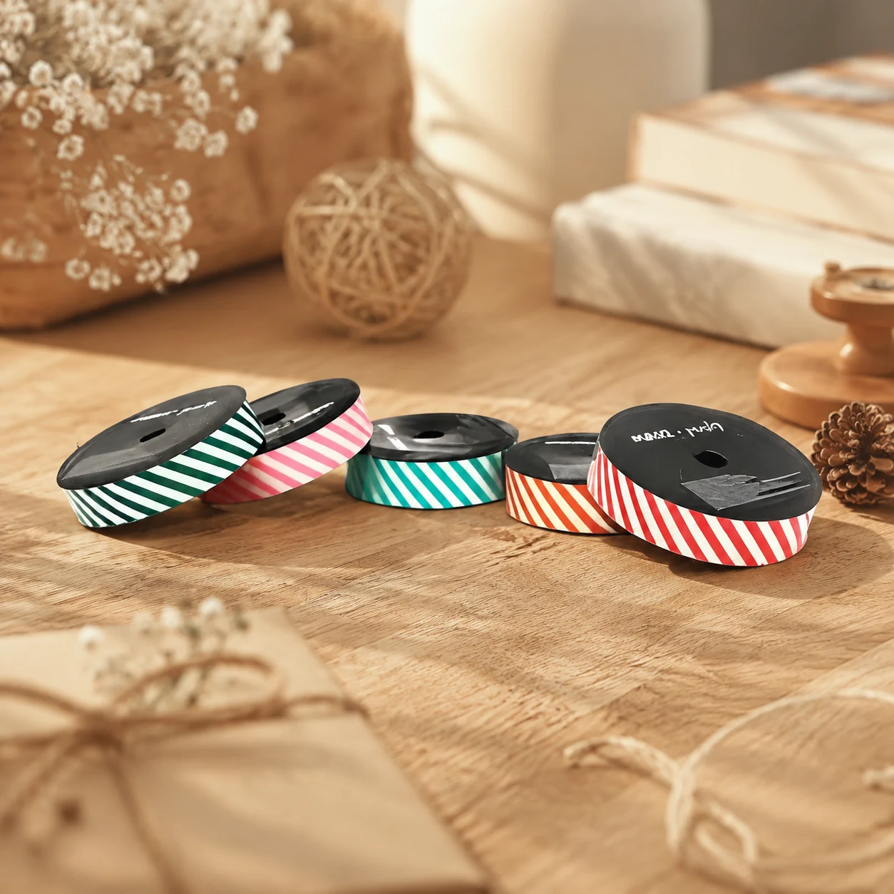 Стрічка з друком Solid Ribbon 18 мм х9,15 м — Хобі та декор