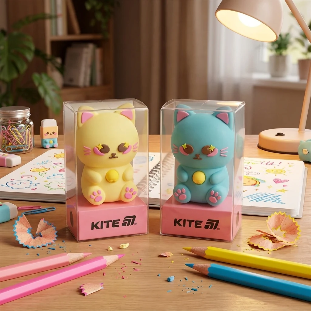 Стругачка без контейнера 1 отвір "Котик" Kite