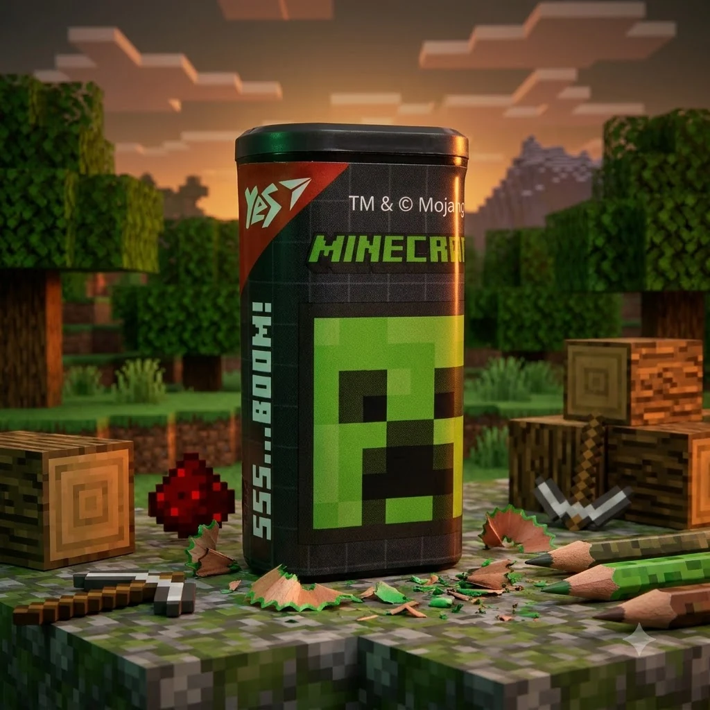 Стругачка з контейнером 1 отвір "Minecraft" Yes