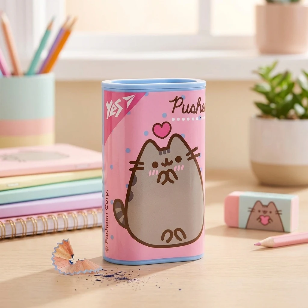 Стругачка з контейнером 1 отвір "Pusheen" Yes
