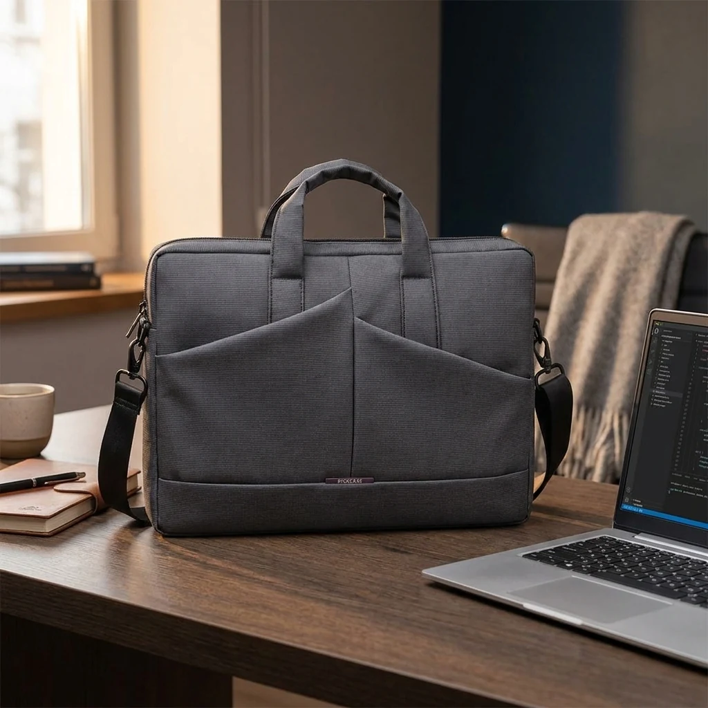 Сумка для ноутбука "Riva Case" 15,6 сірий