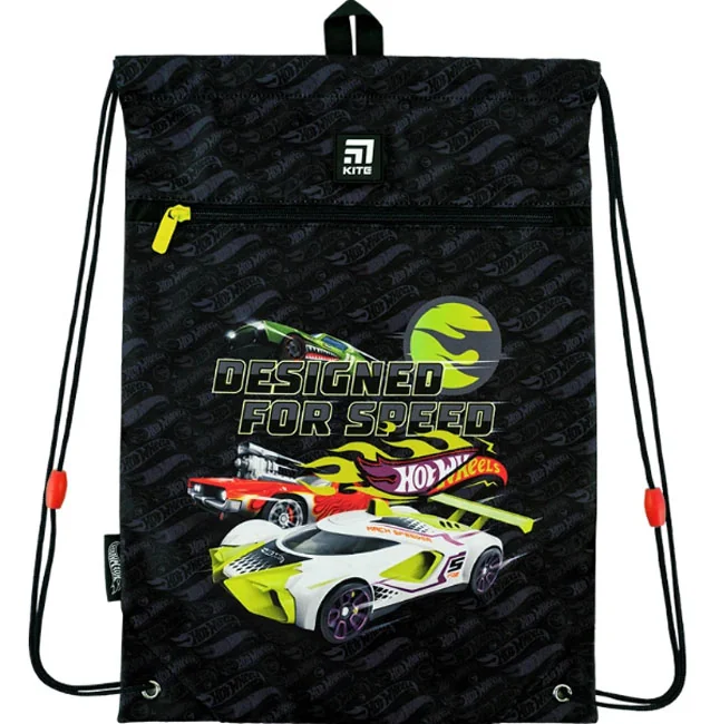 Сумка для взуття з кишенею "Hot Wheels" Kite
