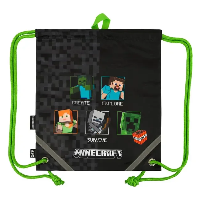 Сумка для взуття з кишенею "Minecraft"