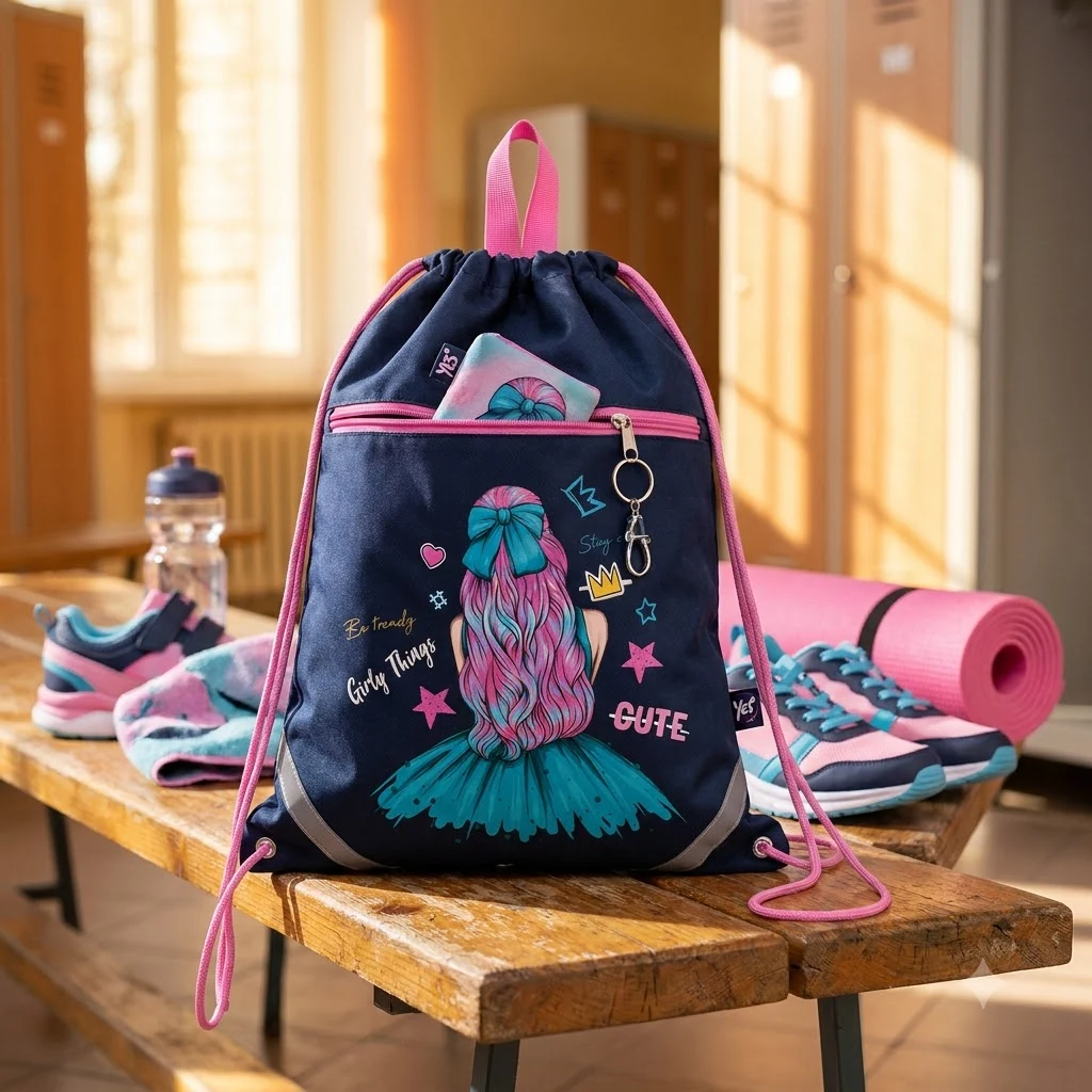 Сумка для взуття з кишенею SB-10 "Cool Girl"
