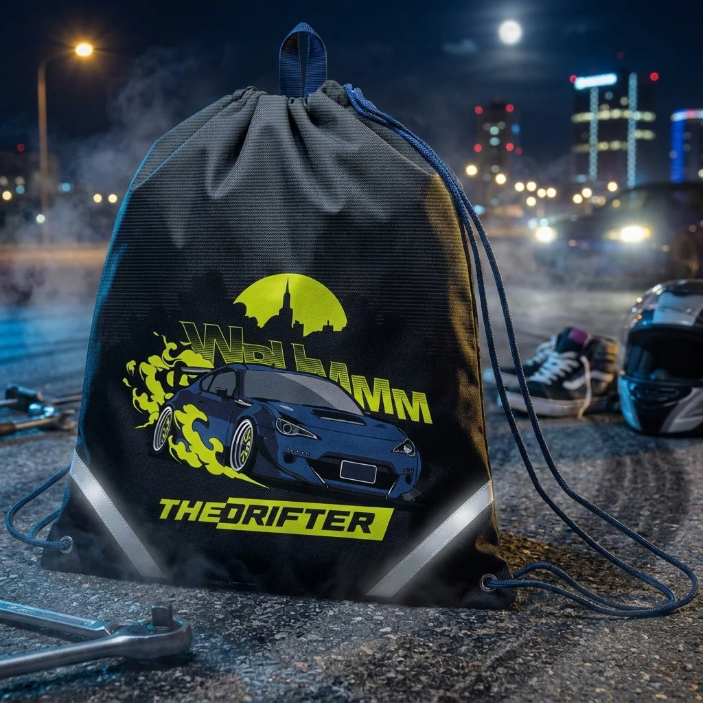 Сумка для взуття з кишенею SB-10 "Drift King"