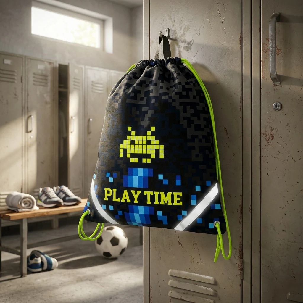 Сумка для взуття з кишенею SB-10, "Gamer"