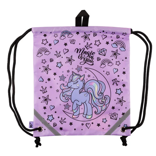 Сумка для взуття з кишенею SB-10 "Magic Unicorn"