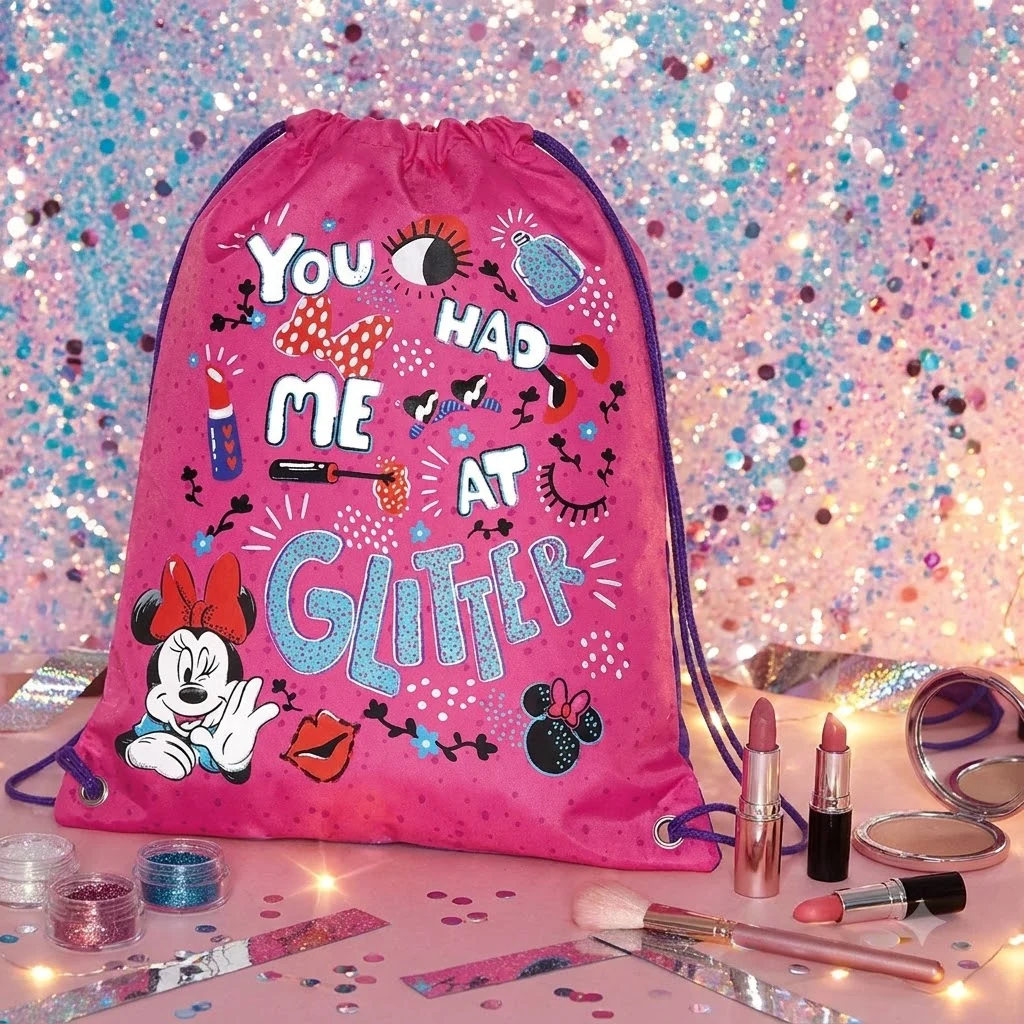 Сумка для взуття з кишенею SB-10 "Minnie Mouse"
