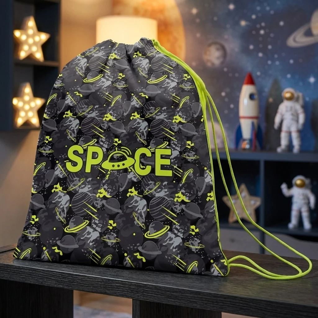 Сумка для взуття 1Вересня SB-10 Space чорний