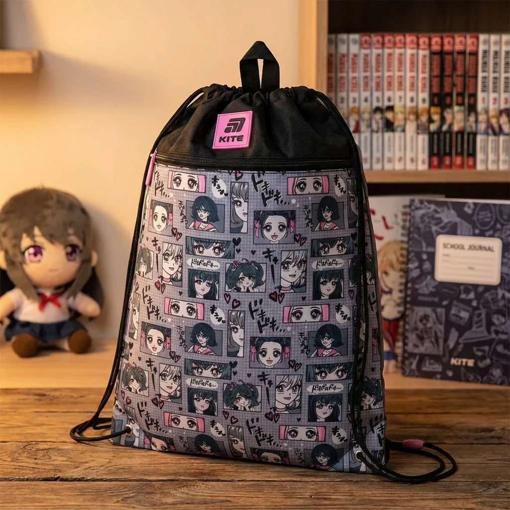 Сумка для взуття Kite 601M Anime Girl K25-601M-9
