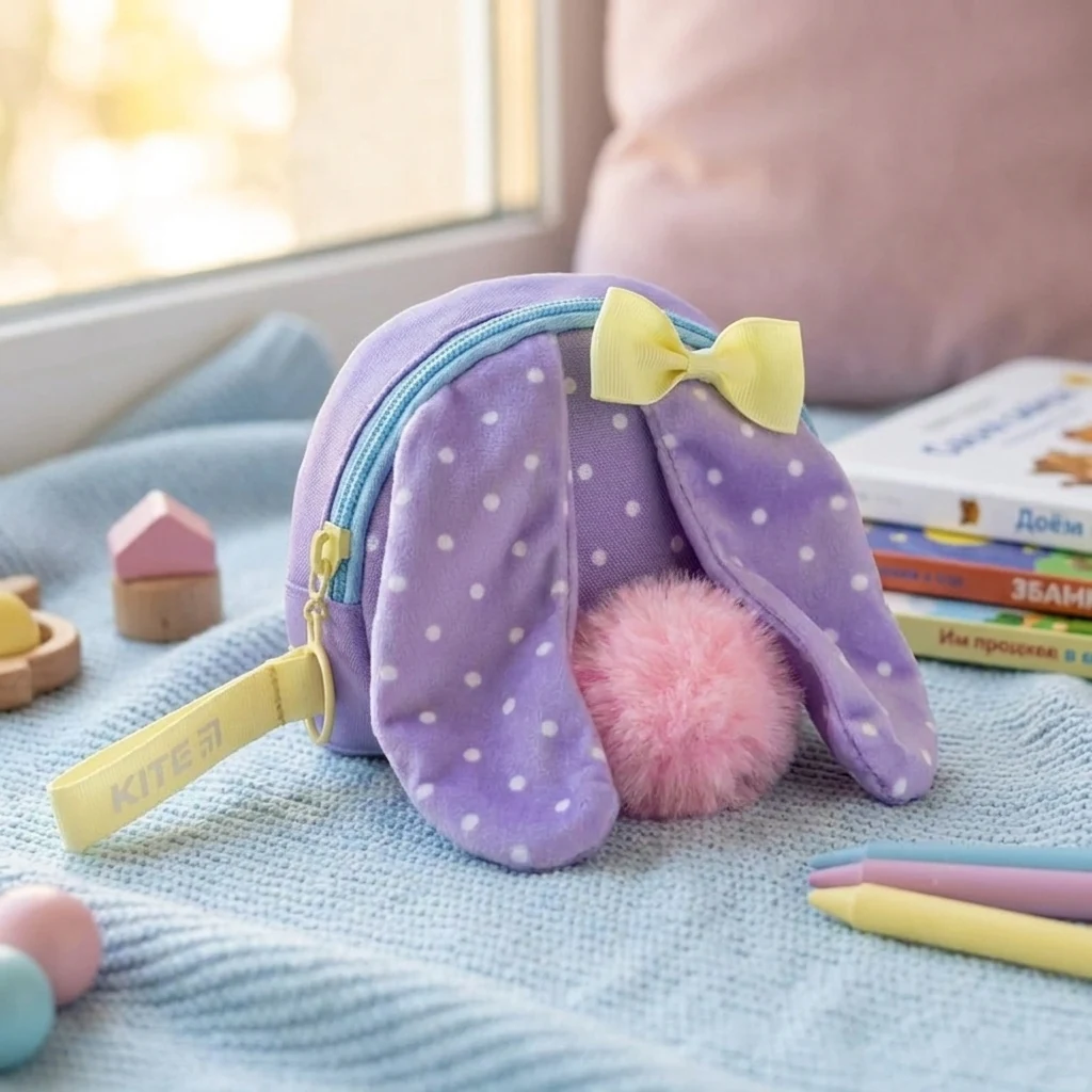 Сумка на пояс, бананка 12*10см "Bunny" Kite K22-2588-3