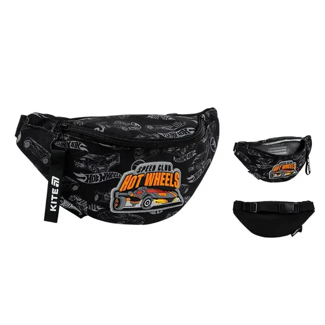 Сумка на пояс, бананка 27*15см "Hot Wheels" Kite