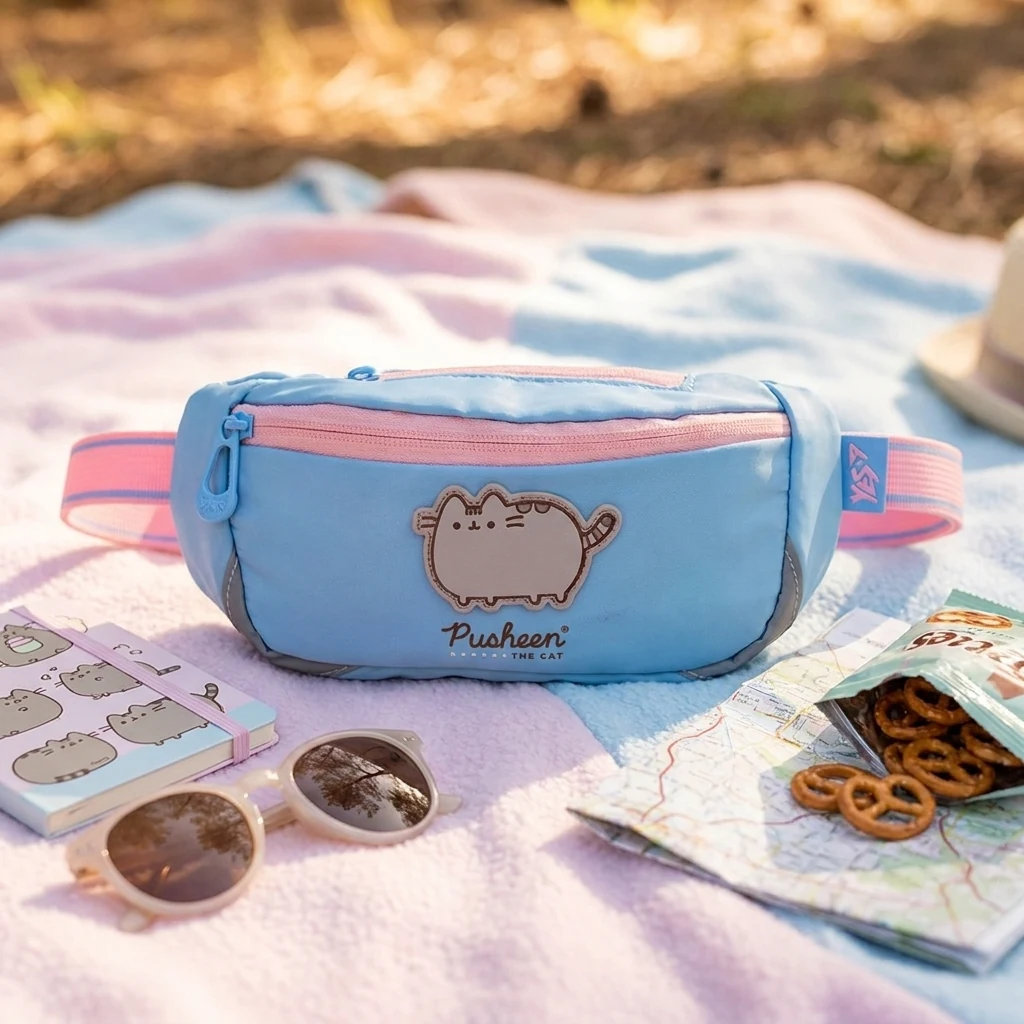 Сумка на пояс, бананка, "Pusheen" SP-34