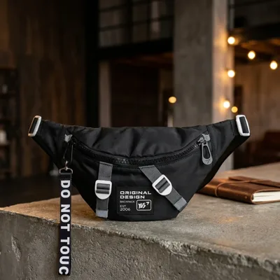 Сумка на пояс YES SP-30 YES DSGN. Black