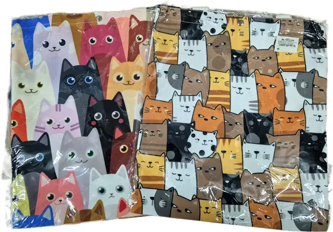 Сумка-шопер "Коти" 34*39 см, бавовна з двома ручками — фото 2
