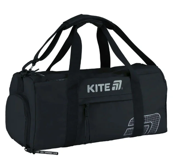 Сумка спортивна чорна, Kite