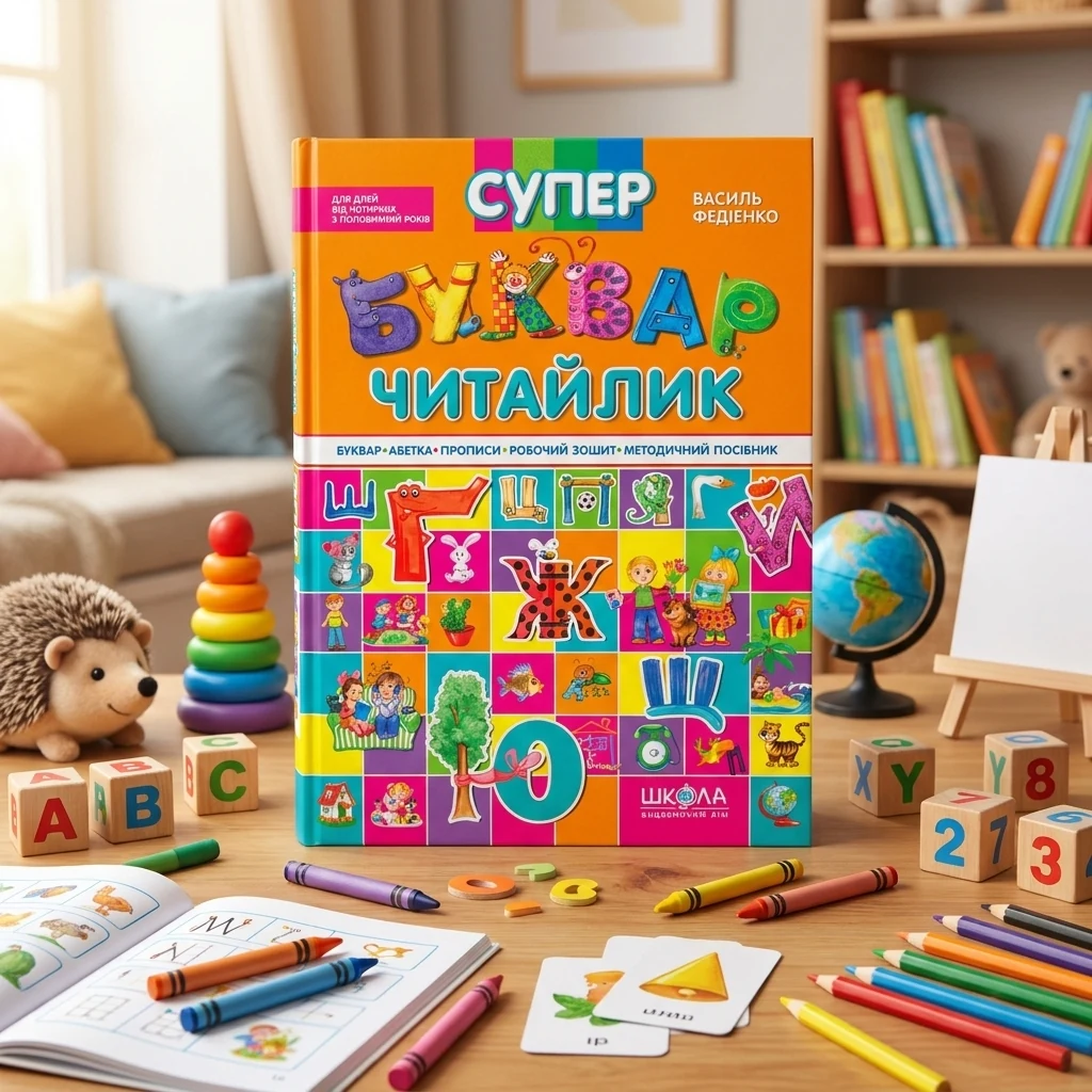 Супер буквар-читайлик — В. Федієнко