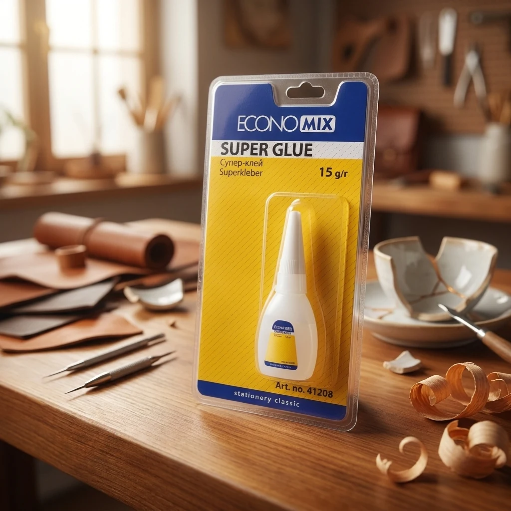 Супер-клей Economix 15g — Канцелярське приладдя