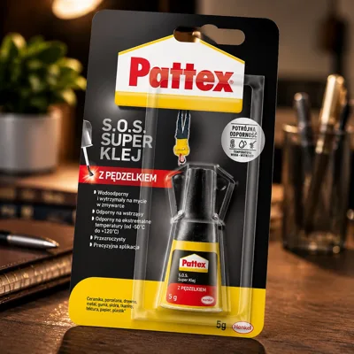Супер клей гель Pattex з пензликом 5 г