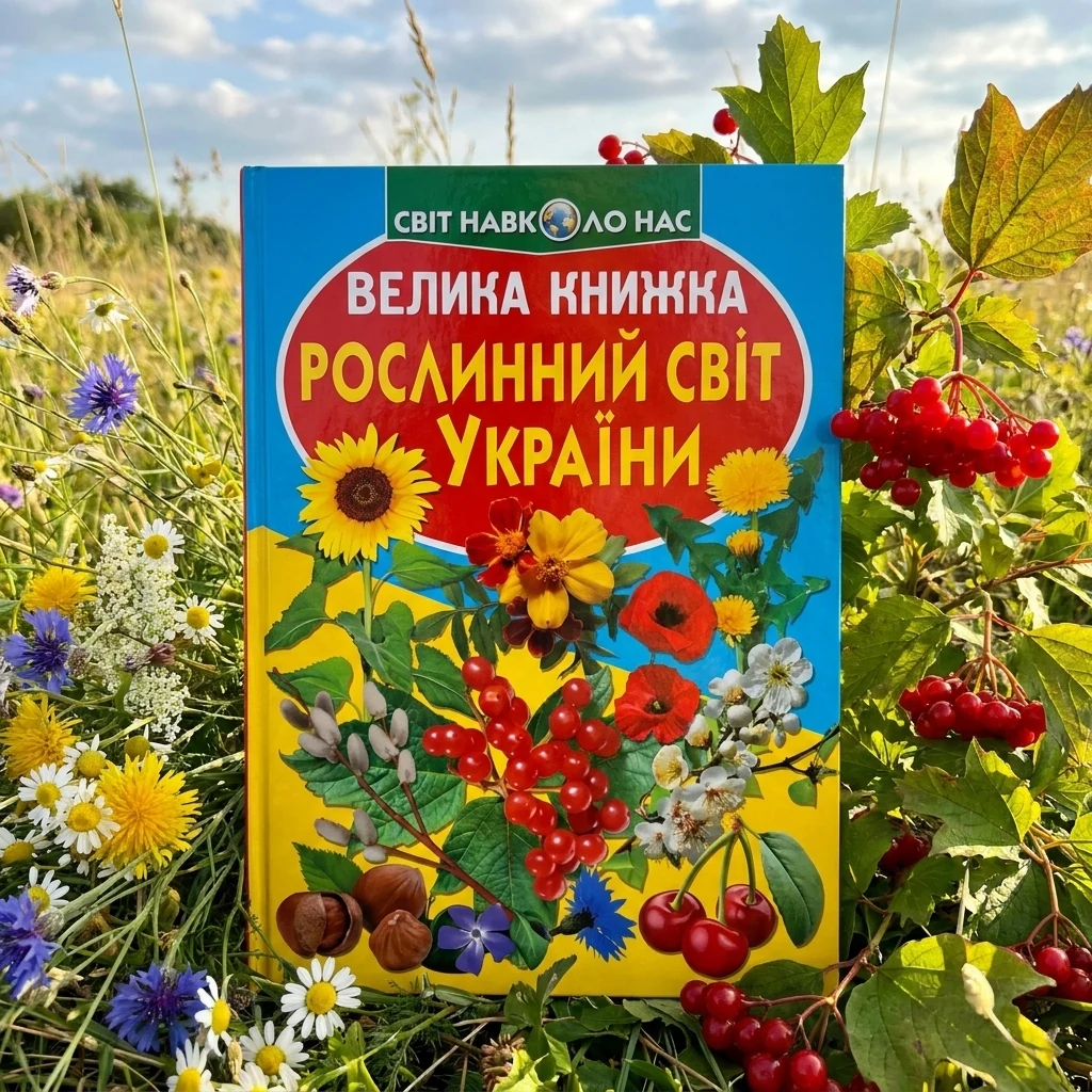 Світ навколо нас.Велика книжка.Рослинний світ України. Кристал Бук