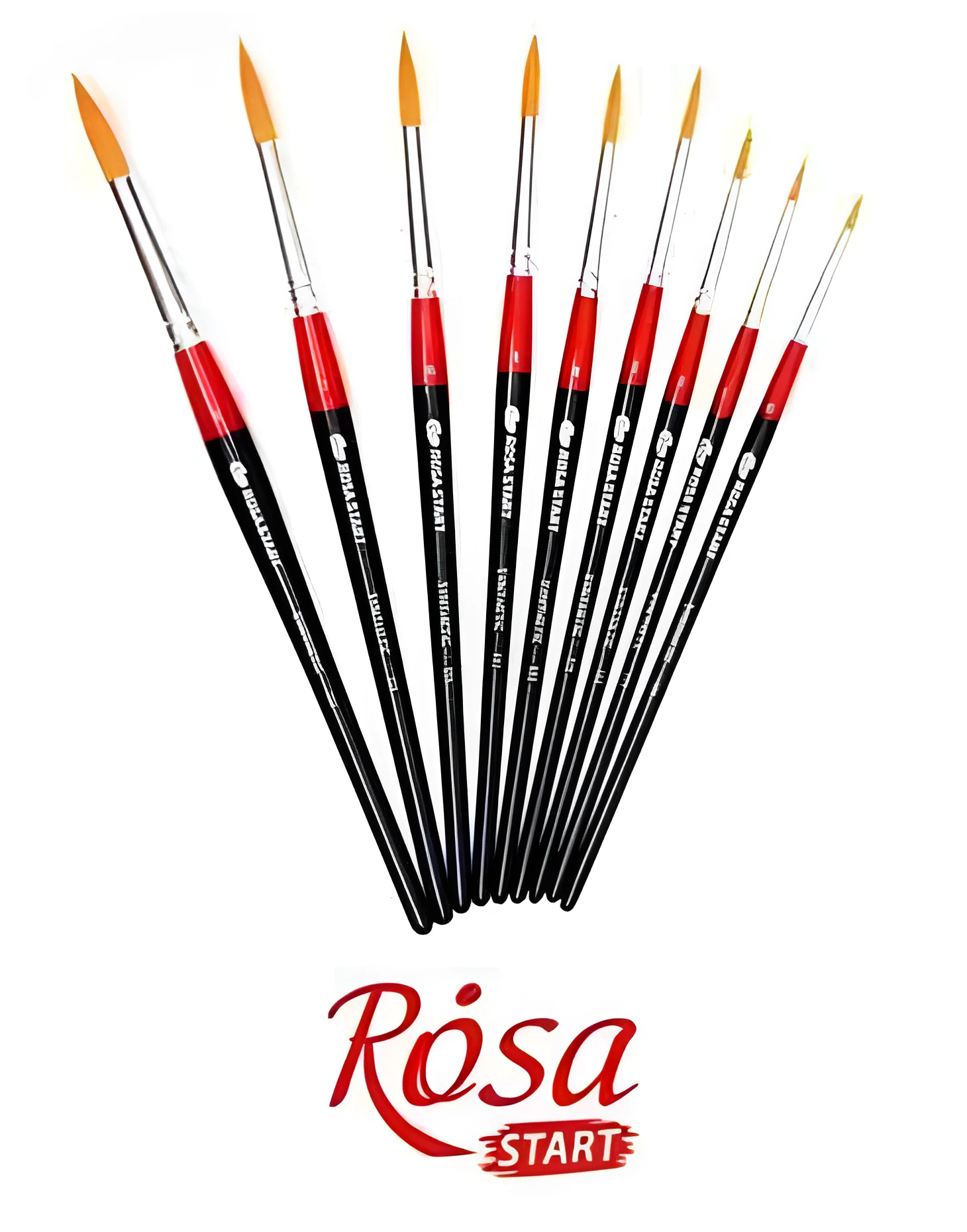 Пензель круглий синтетика ROSA START №1 — фото 2