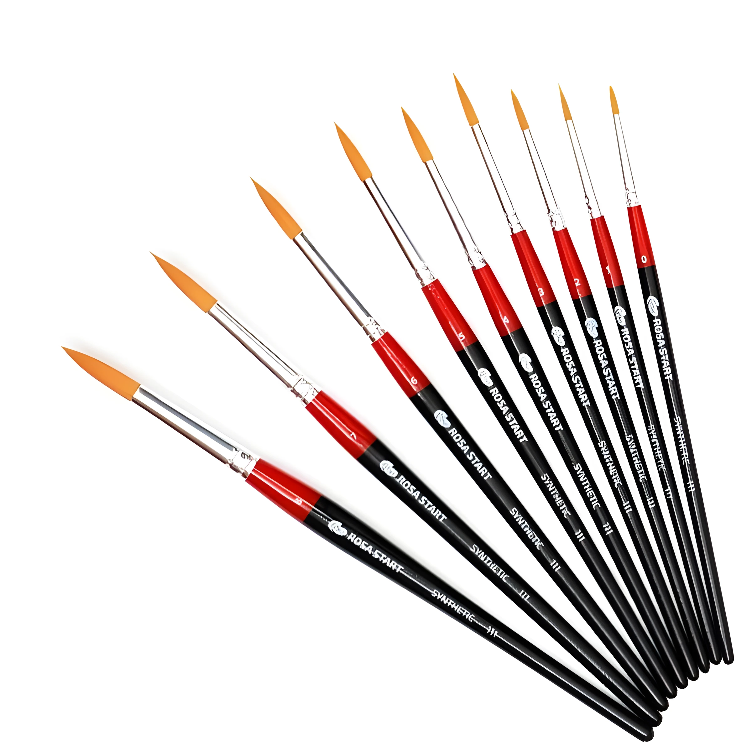 Синтетична кругла кисть ROSA START №6 — Живопис