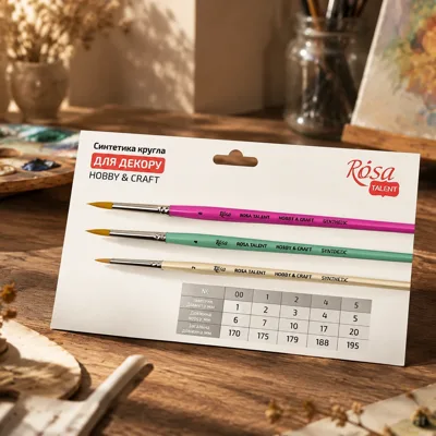 Синтетика кругла ДЛЯ ДЕКОРУ, HOBBY & CRAFT, 00, к.р. ROSA TALENT