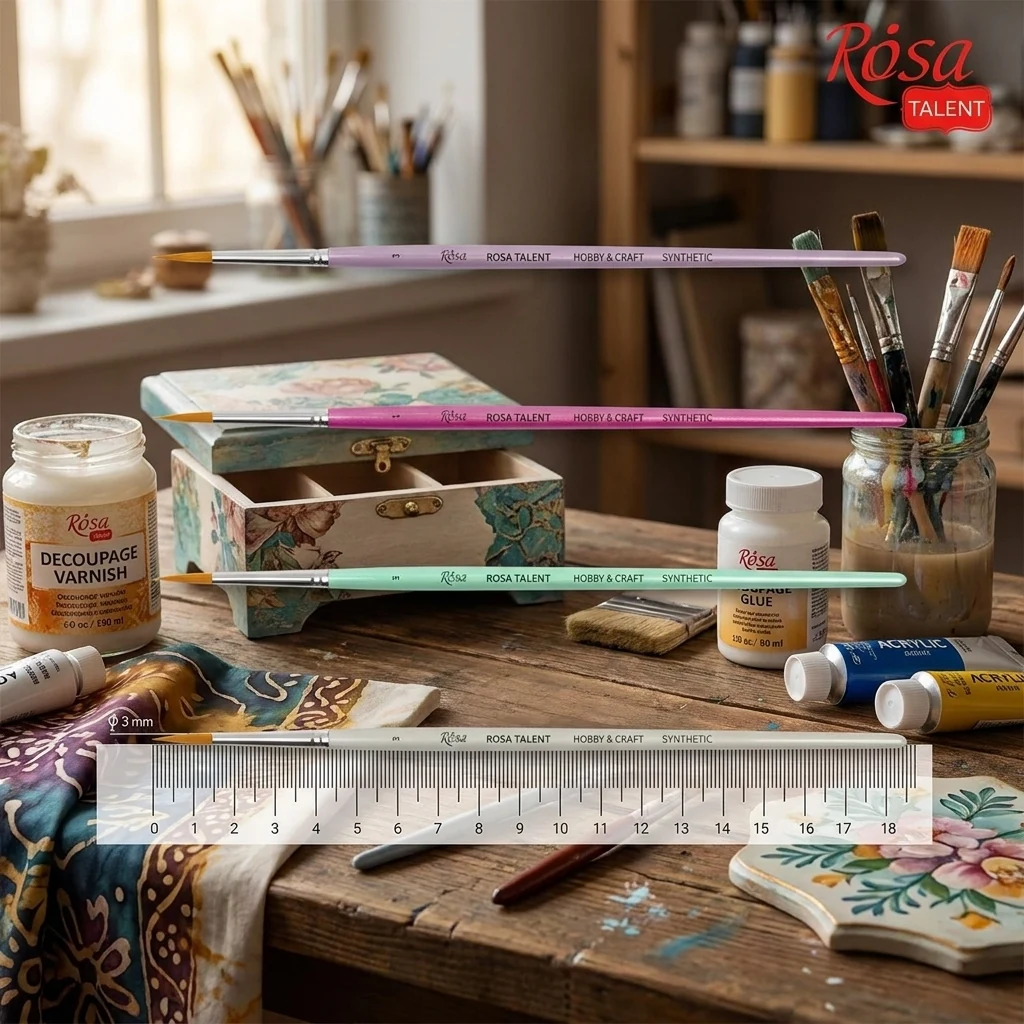 Синтетика кругла ДЛЯ ДЕКОРУ, HOBBY & CRAFT, 3, к.р. ROSA TALENT