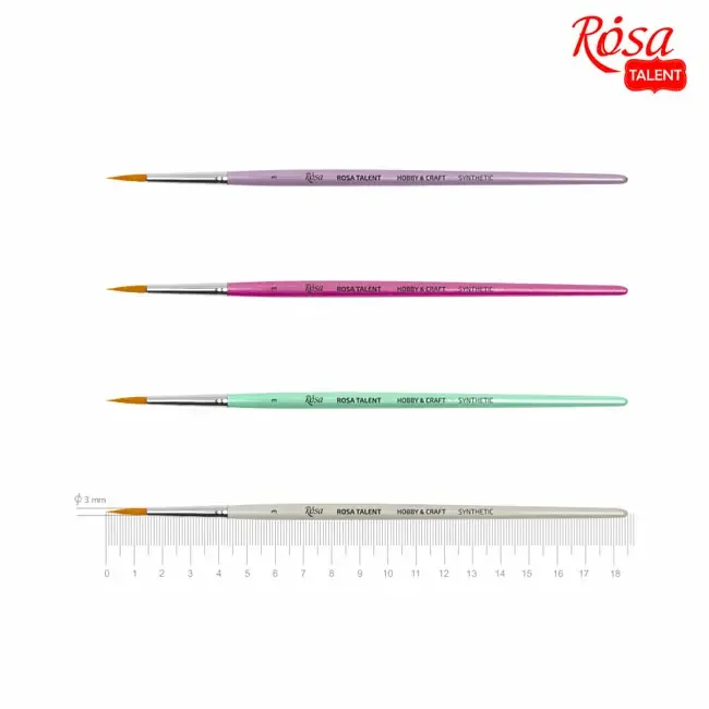 Синтетика кругла ДЛЯ ДЕКОРУ, HOBBY & CRAFT, 3, к.р. ROSA TALENT